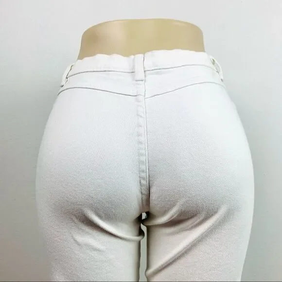 Y2K London Jean Cropped Straight Leg Denim Jean - Picture 11 of 15